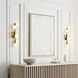 Sean Lavin Altair Bath Vanity Wall Light in Burnished Brass