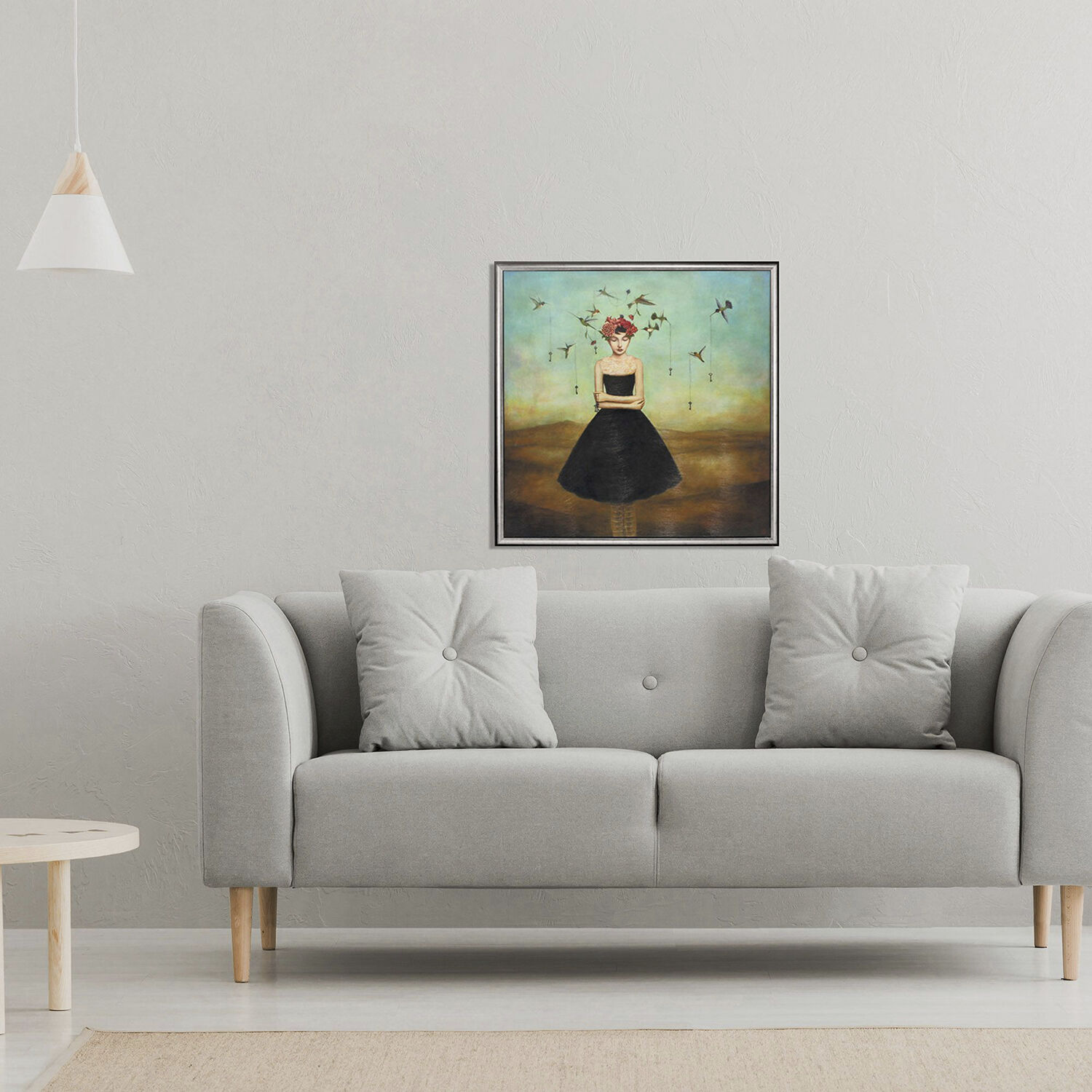 Florals 28 X 28 inch Non-Glass Framed Art, Propac