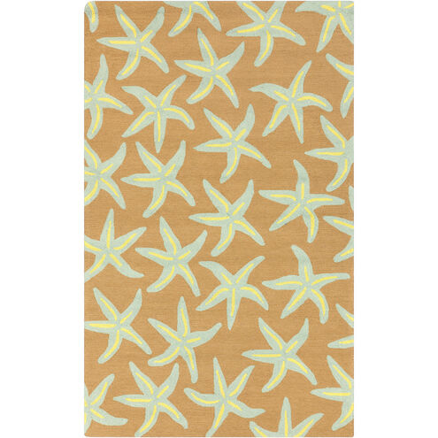 Rain 144 X 108 inch Blue and Brown Outdoor Area Rug, Polypropylene