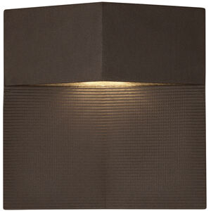 Element LED 8 inch Brown Outdoor Wall Sconce in Espresso