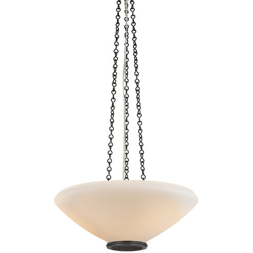 Awosting 3 Light 17 inch Distressed Bronze Pendant Ceiling Light