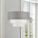 Brookmeade 3 Light 18 inch Brushed Nickel Pendant Chandelier Ceiling Light