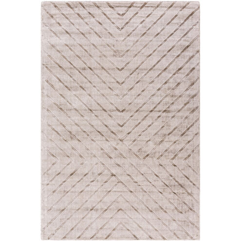 Pier 120 X 96 inch Ash / Light Silver / Warm Grey / Khaki / Prairie Dust Handmade Rug in 8 x 10