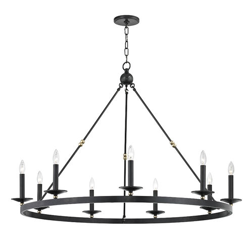Allendale 9 Light 46.25 inch Aged Old Bronze Chandelier Ceiling Light