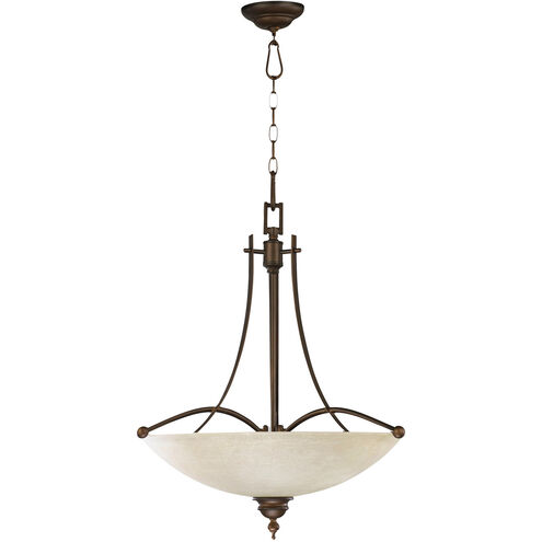 Aspen 4 Light 22 inch Oiled Bronze Pendant Ceiling Light