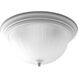 Skeet 3 Light 15.25 inch White Flush Mount Ceiling Light