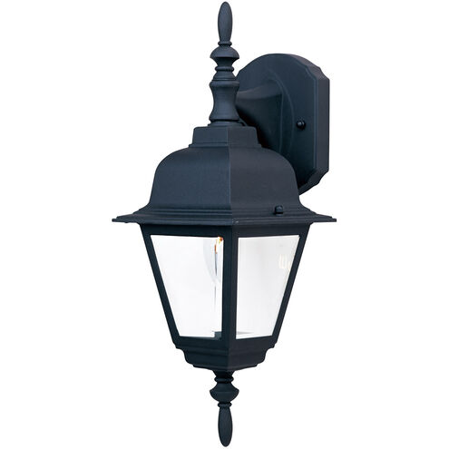 Builder Cast 1 Light 17 inch Black Outdoor Wall Mount