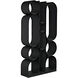 Letty Matte Black Bookcase