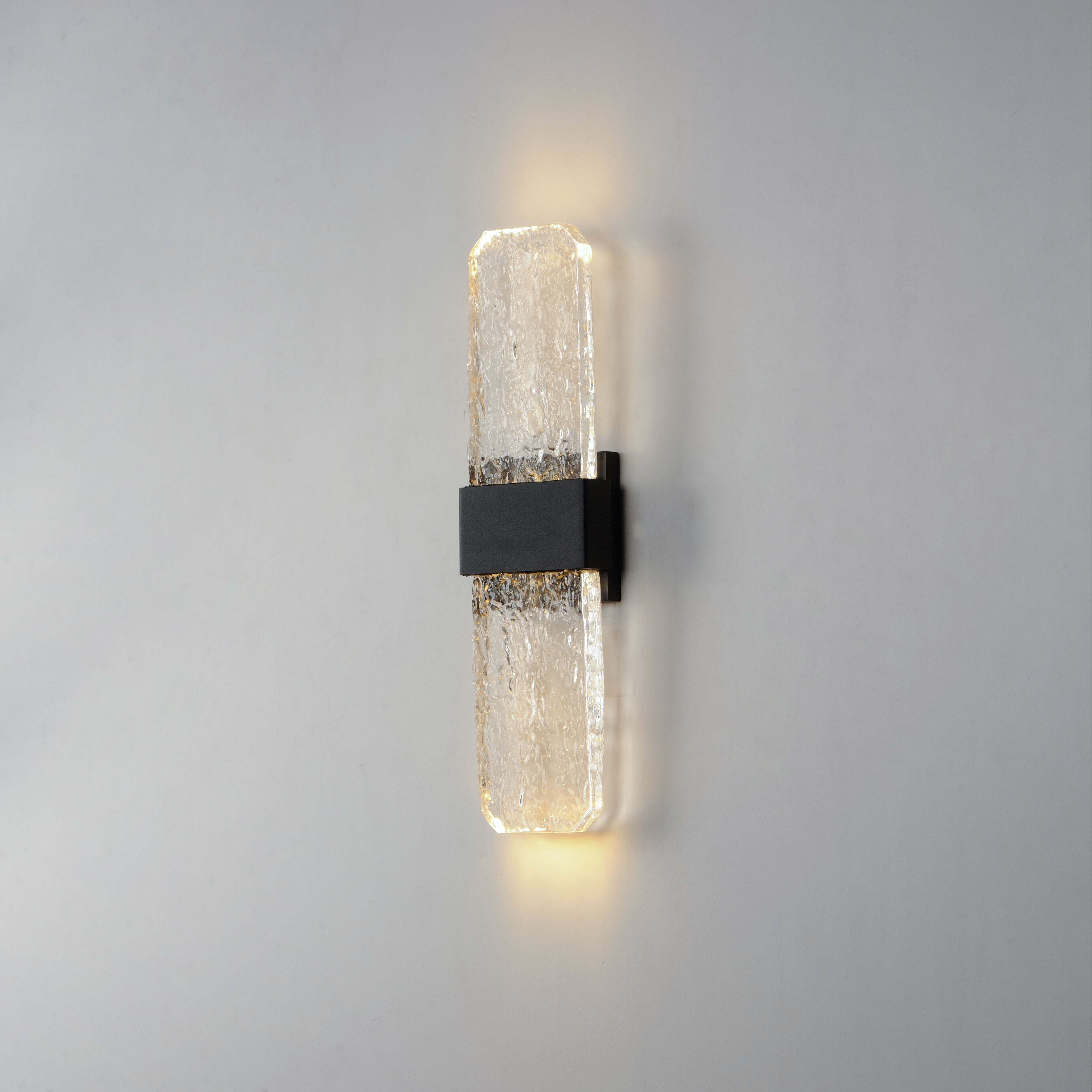 Rune LED 19 inch Black Outdoor Wall Sconce