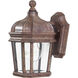 Harrison 1 Light 12 inch Vintage Rust Outdoor Wall Mount, Great Outdoors