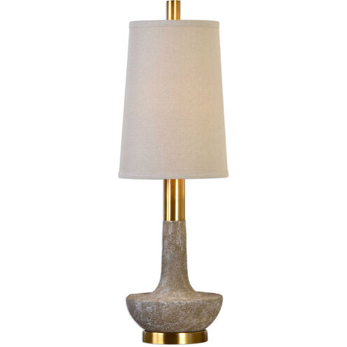 Volongo 31 inch 100 watt Stone Ivory Buffet Lamp Portable Light