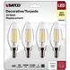 Lumos LED Candelabra 4 watt 120 3000K LED Filament, LED Filament