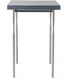 Senza 26.1 X 22 inch Sterling Side Table in Maple Grey, Wood Top