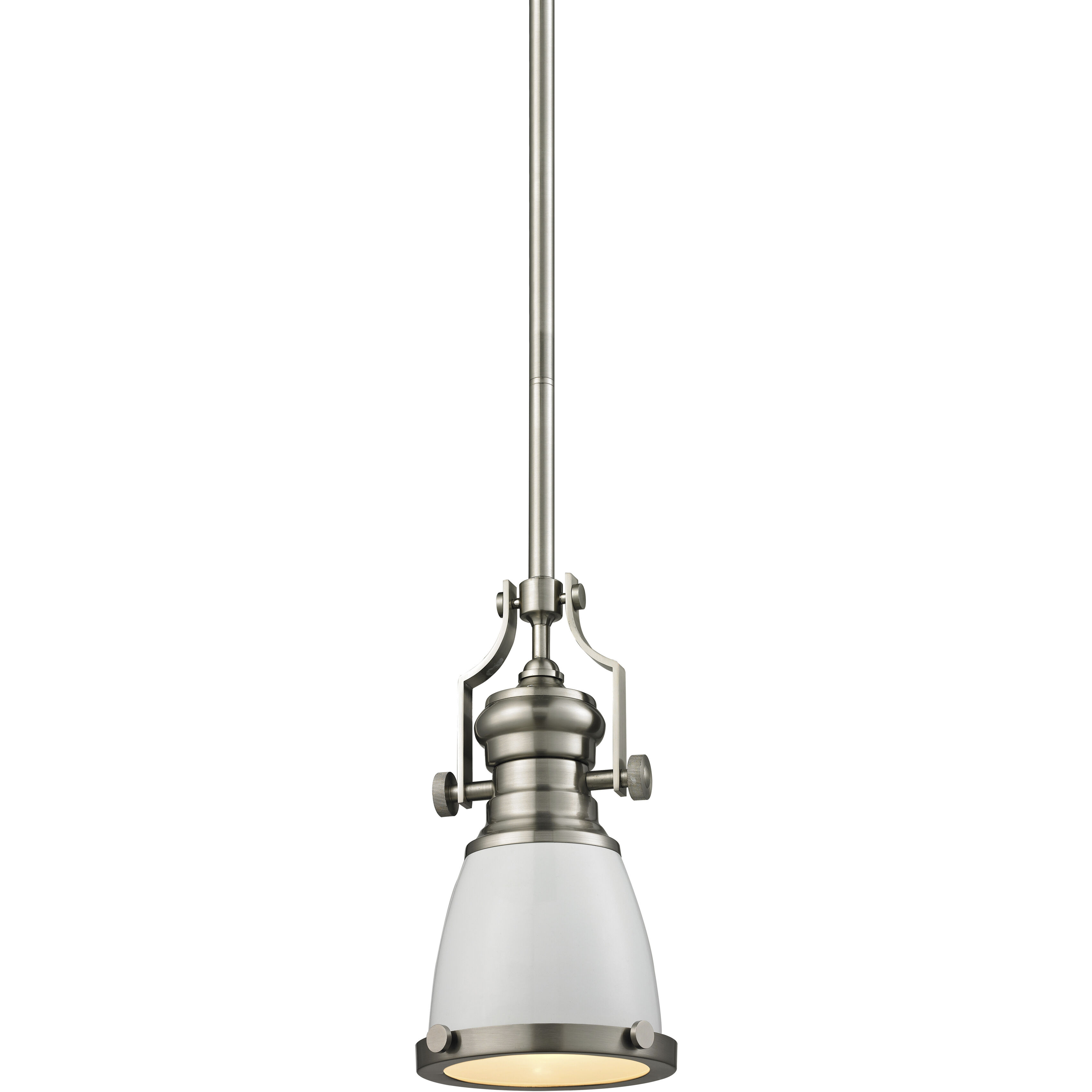 Chadwick 1 Light 8 inch Gloss White Mini Pendant Ceiling Light