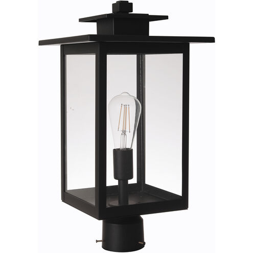 Rock Creek 1 Light 19.25 inch Textured Black Outdoor Post Mount