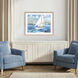 Rounding Tod's Point Blue and Multi and White and Beige Framed Art, Propac