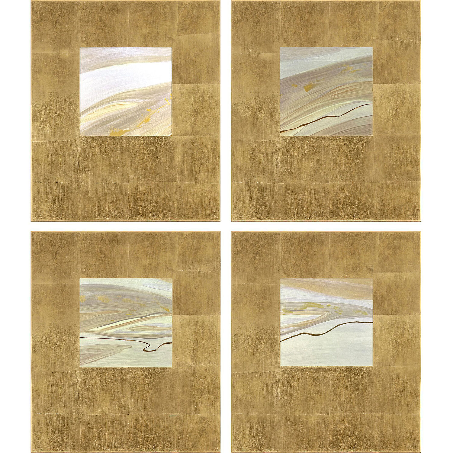 Neutral Galaxy White and Green and Neutral Wall Sculpture, The Studio