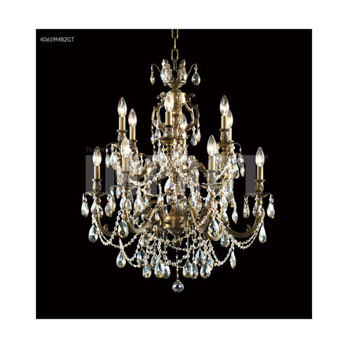 Brindisi 12 Light 28 inch Silver Crystal Chandelier Ceiling Light