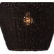 Georgian 1 Light 14.5 inch Black Pendant Ceiling Light