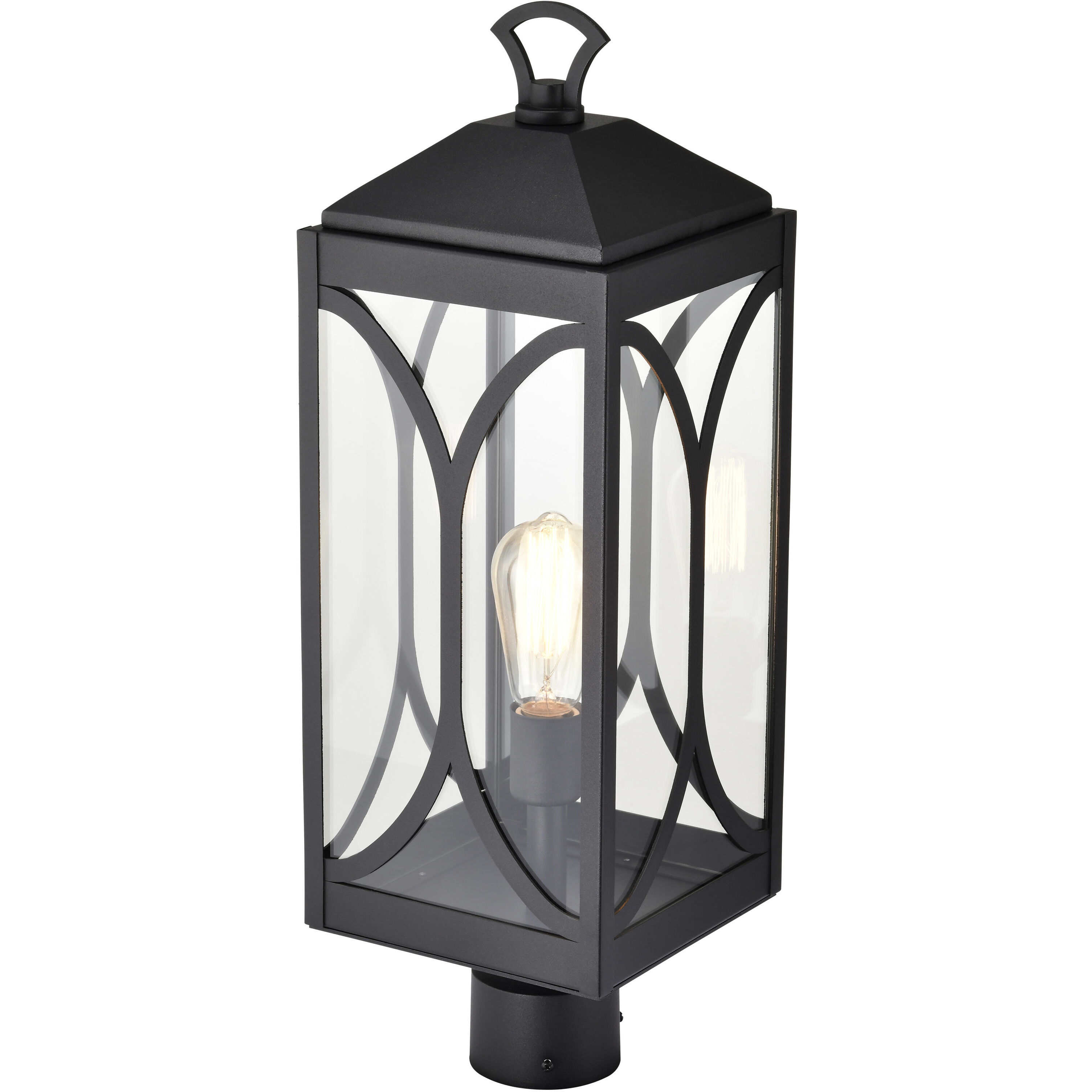 Oaklyn 1 Light 23.13 inch Matte Black Outdoor Post Light