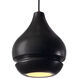 Radiance 1 Light 8 inch Matte Black Pendant Ceiling Light