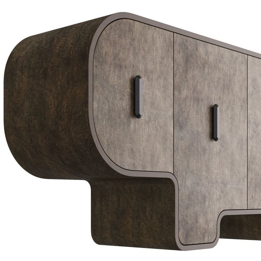 Bruno 34.5 inch Tortoise Burl Credenza