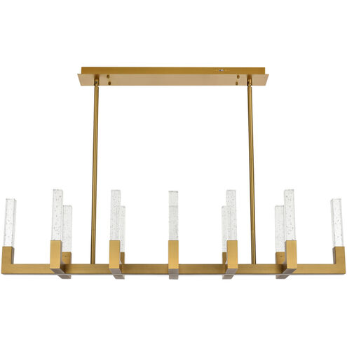 Noemi 12 Light 12 inch Satin Gold Pendant Ceiling Light