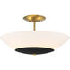 Bax 3 Light Flush Mount Ceiling Light