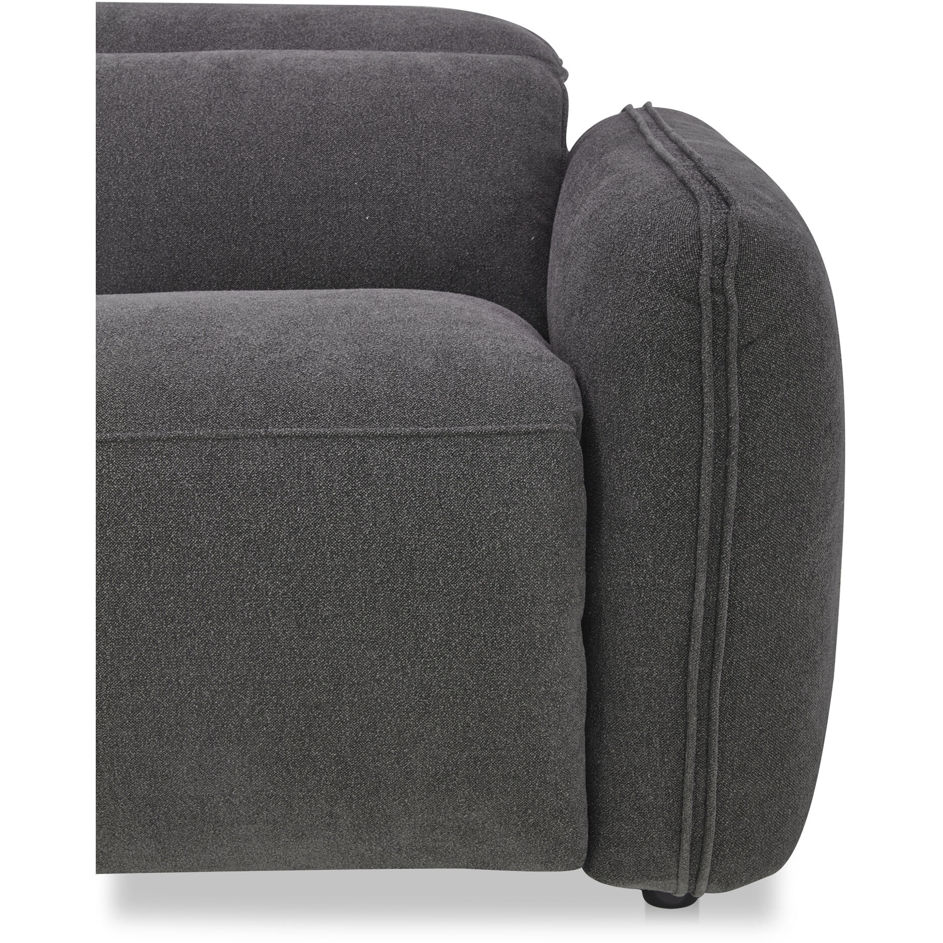 Eli Grey Sofa, Power Recliner