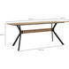 Nevada 71 X 36 inch Brown Dining Table