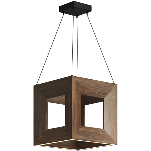 Morina LED 12 inch Walnut Pendant Ceiling Light