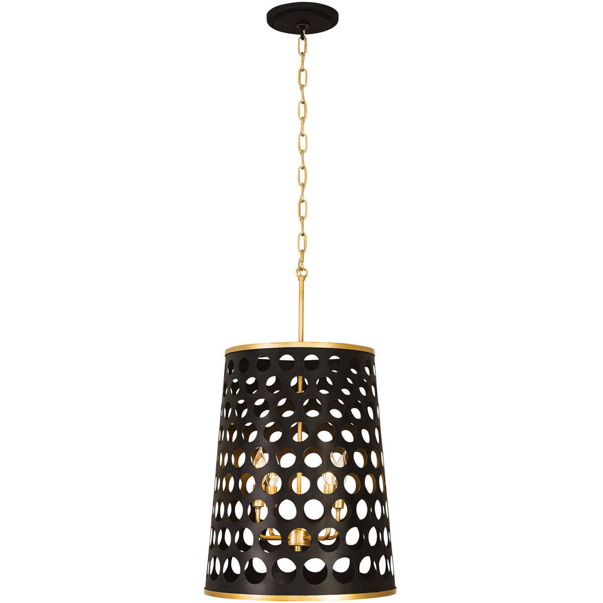 Bailey 4 Light 16 inch Gold Foyer Pendant Ceiling Light