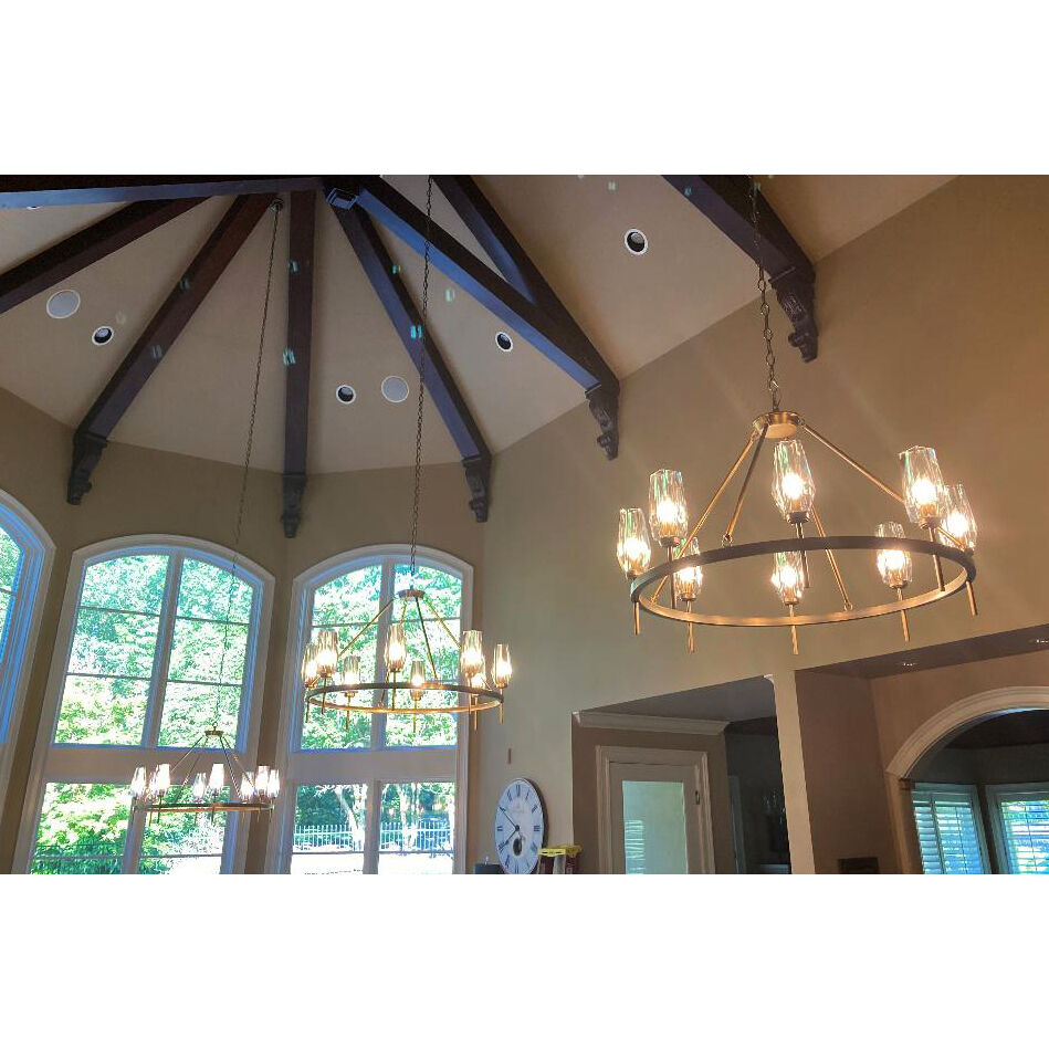 Ana 12 Light 58 inch Heritage Brass Chandelier Ceiling Light