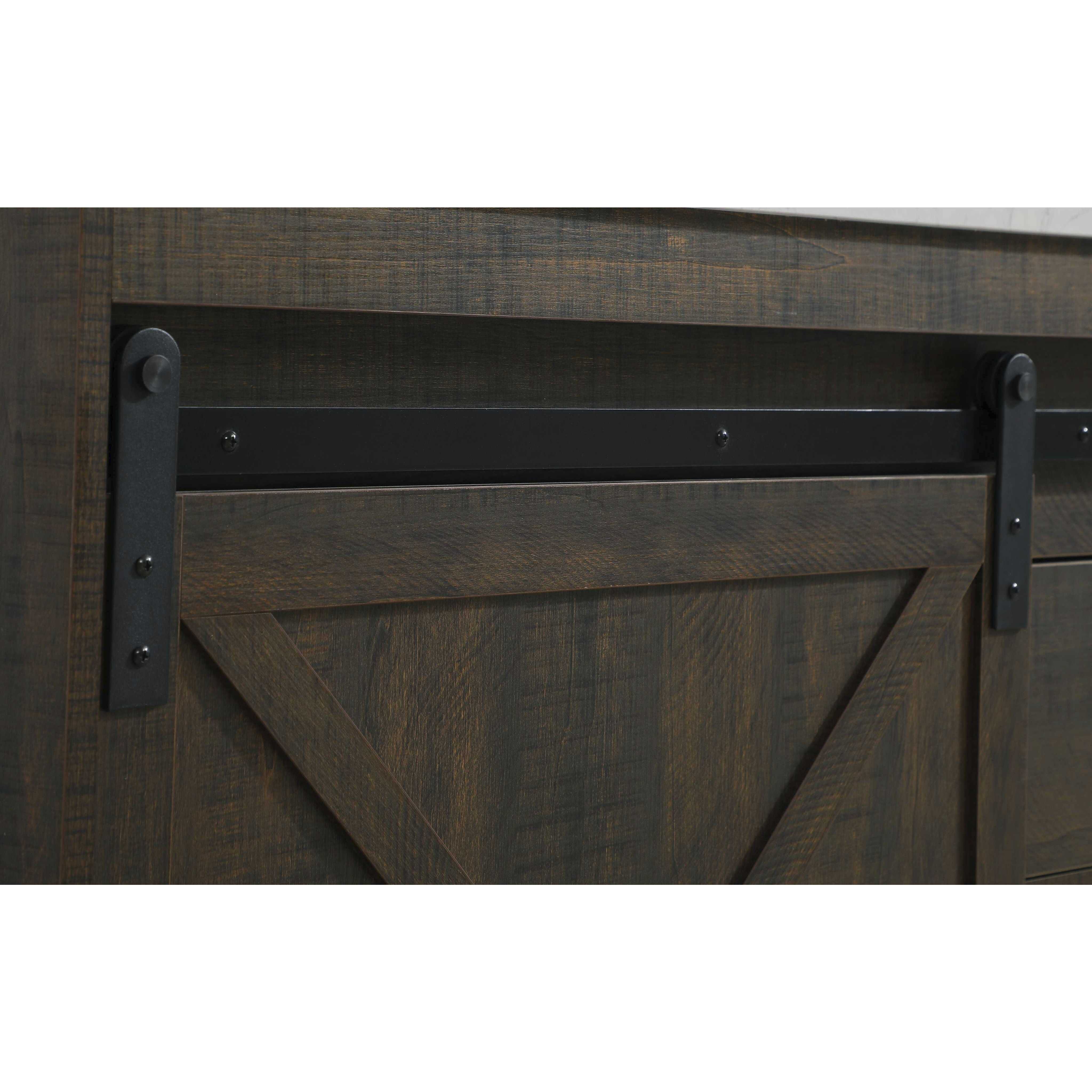 Austin 60 X 34 inch Expresso Bathroom Vanity Cabinet