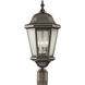 Martinsville 3 Light 22.25 inch Corinthian Bronze Outdoor Post Lantern