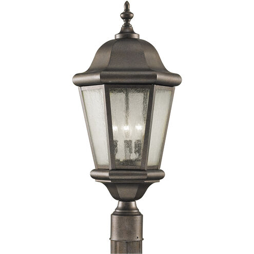 Martinsville 3 Light 10.25 inch Post Light & Accessory