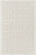 Oakland 36 X 24 inch Cream Rug in 2 x 3, Rectangle