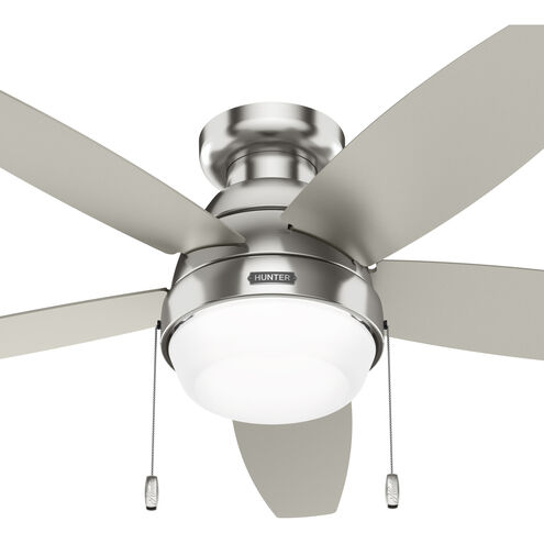 Lilliana 52 inch Brushed Nickel with Matte Nickel Blades Ceiling Fan