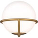ED Ellen DeGeneres Apollo Wall Sconce Wall Light in Burnished Brass