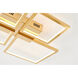 Canada LED 24 inch Gold LED Flush Mount Ceiling Light