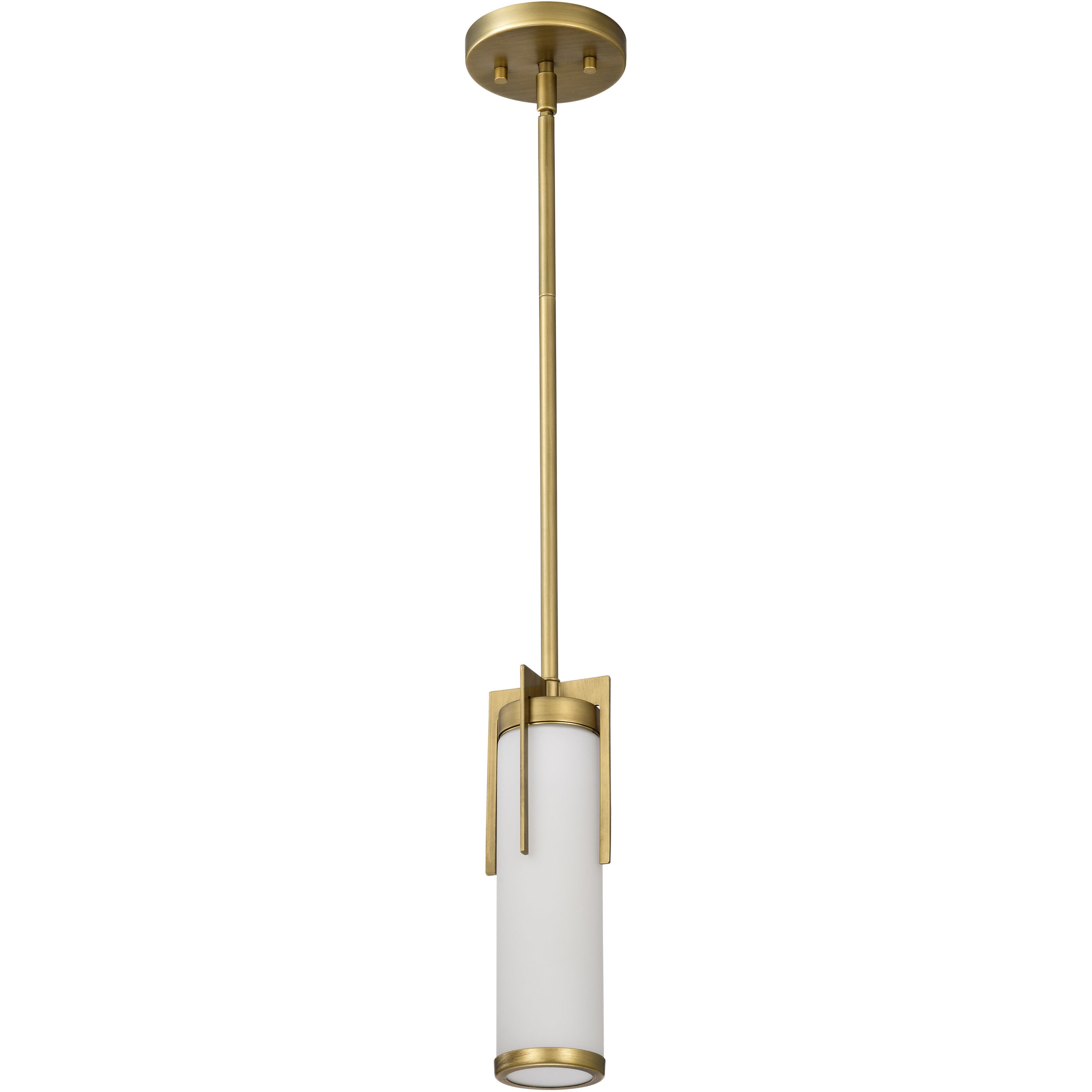 Roselle 3.75 inch Natural Brass Pendant Ceiling Light