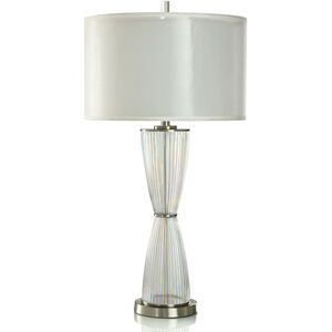 Luster 34.5 inch 150.00 watt Clear Luster Table Lamp Portable Light