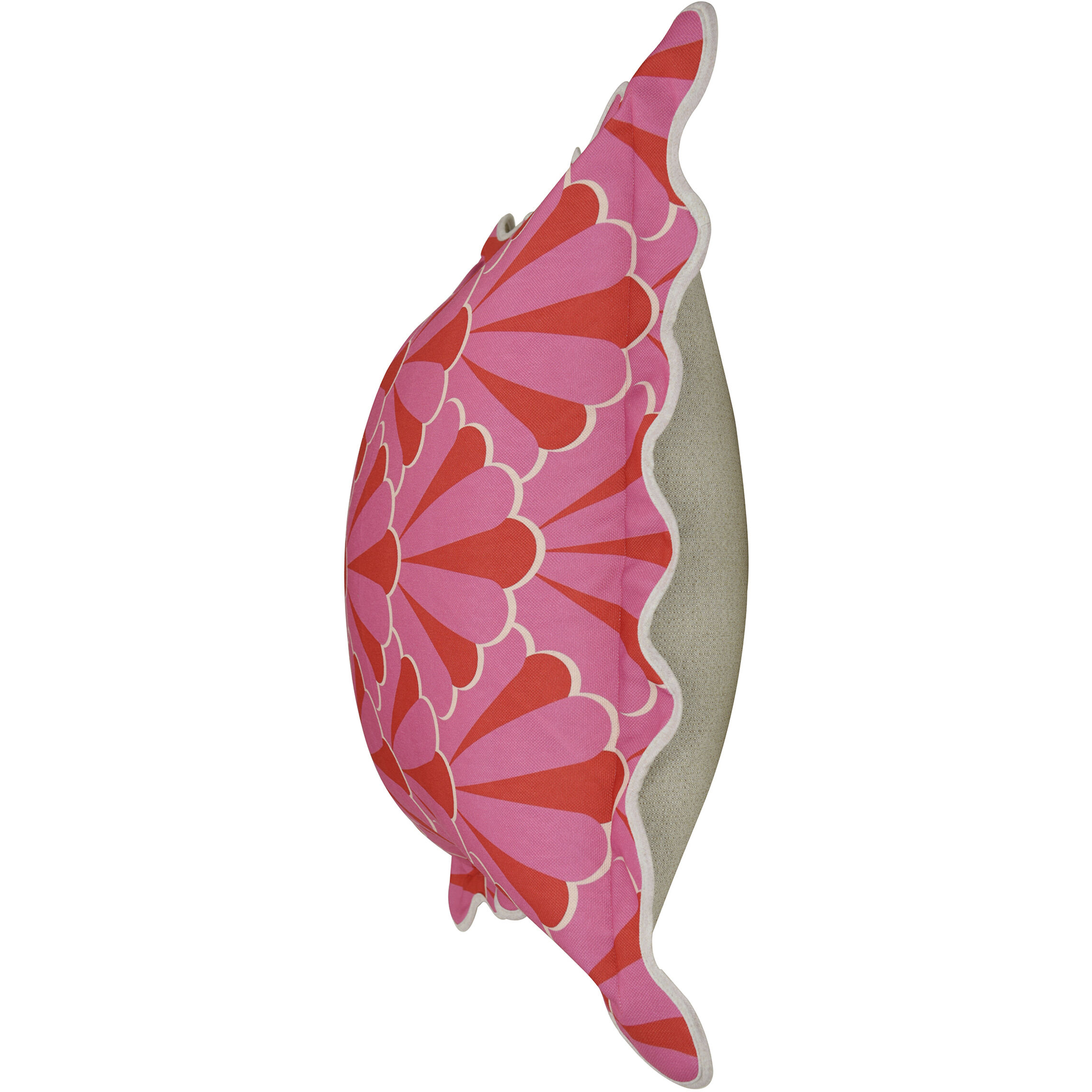 Lisa Ray 30 X 7 inch Multi and Pink and Red Pillow