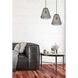 Sheridan 1 Light 10 inch Black with Antique Brass Accents Pendant Ceiling Light