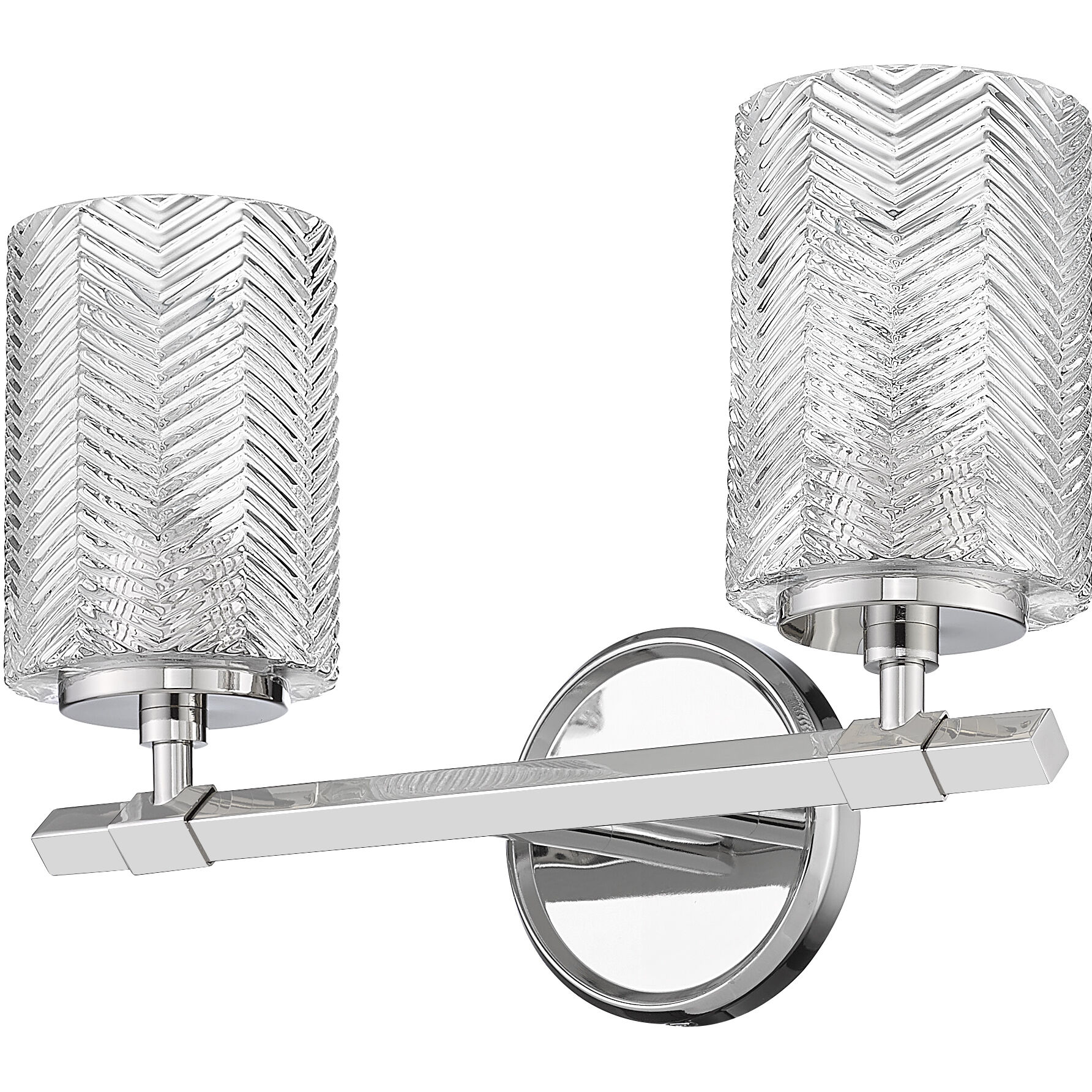 Dover Street 2 Light 14.25 inch Polished Nickel Vanity Wall Light