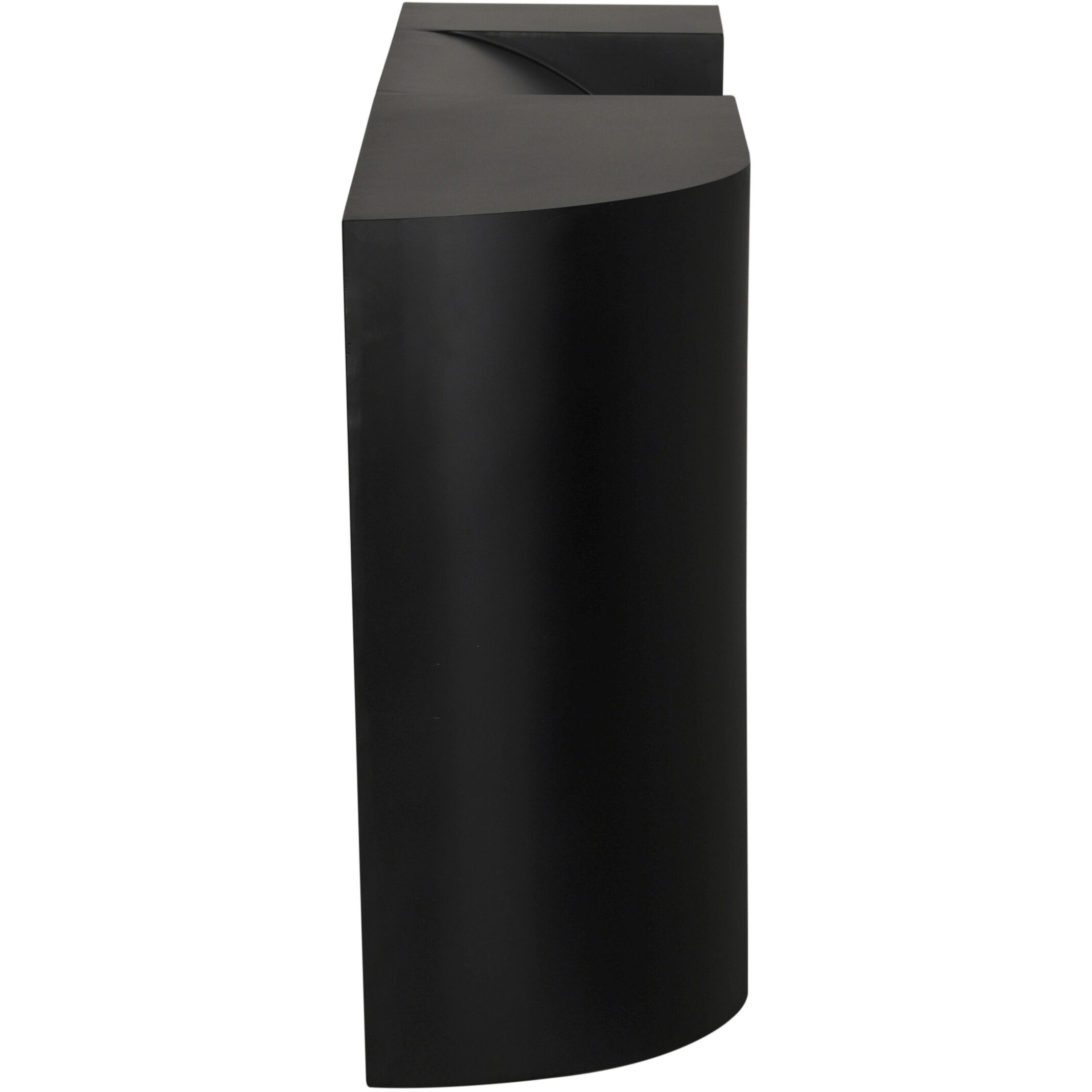 Crafter 75 X 14 inch Matte Black Console