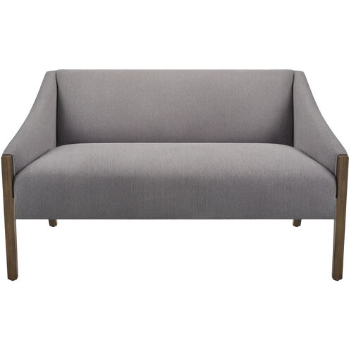 Findlay Gray / Dark Brown Sofa in 72