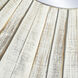 Cameron 36 X 36 inch Distressed White and Clear Wall Mirror