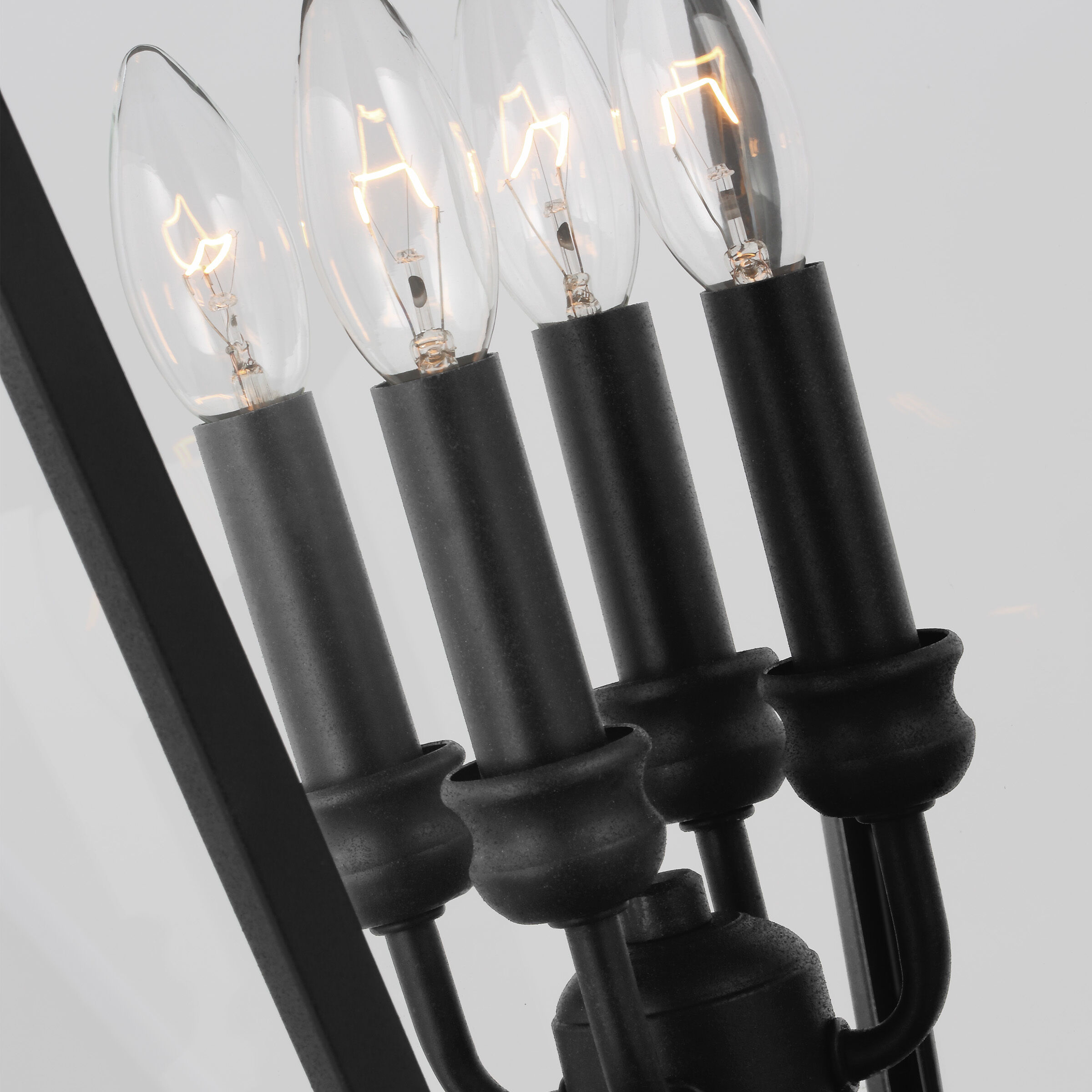 Sean Lavin Galena 4 Light 29 inch Textured Black Outdoor Post Lantern