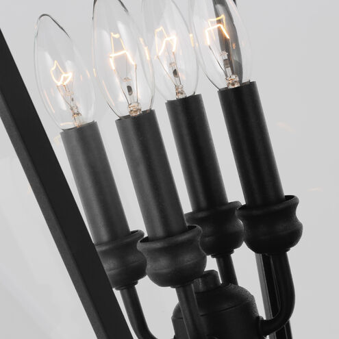 Sean Lavin Galena 4 Light 29 inch Textured Black Outdoor Post Lantern